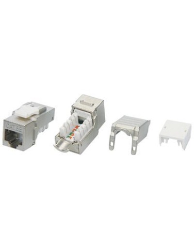 KJ9-8P8C-C6A-90-SH-F. Вставка Keystone Jack RJ-45. Hyperline в Новомосковске