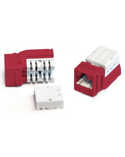 KJNE-8P8C-C5e-90-RD. Вставка Keystone Jack RJ-45. Hyperline в Новомосковске