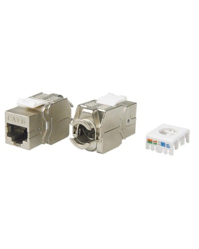 KJ8-8P8C-C6-180-TLS-SH-F-WH. Вставка Keystone Jack RJ-45. Hyperline в Новомосковске