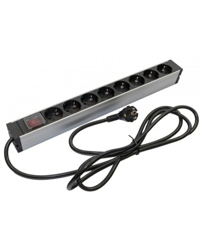SHZ19-8SH-S-2.5EU. Блок розеток 19. Hyperline в Новомосковске