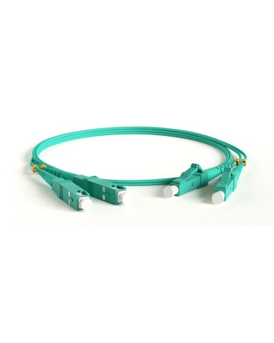 FC-D2-503-LC/PR-SC/PR-H-5M-LSZH-AQ. Патч-корд волоконно-оптический многомодовый. Hyperline в Новомосковске