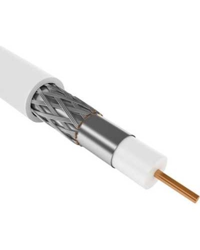 GENERICA RG6 CCS 75Ом FPE PVC белый (CC1-R6F1-111-100-G). Кабель коаксиальный омедненный. IEK в Новомосковске