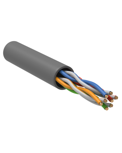 GENERICA U/UTP кат. 5E 100МГц 4 пары PVC INDOOR серый (BC1-C5E04-111-305-G). Кабель «витая пара» (LAN) для структурированных систем связи. IEK в Новомосковске