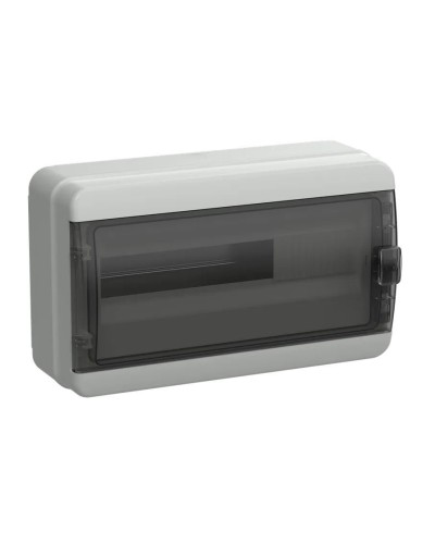Корпус пластиковый КМПн-18 IP65 TEKFOR (TF5-KP72-N-18-65-K03-K02). Корпус модульный пластиковый черная прозрачная дверь. IEK в Новомосковске
