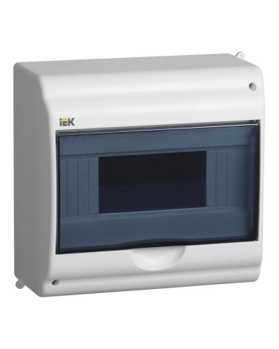 Корпус пластиковый КМПн 2/9-1 IP31 белый KREPTA 3 (MKP42-N-09-31-01). Щиток модульный с прозрачной дверцей, настенный. IEK в Новомосковске