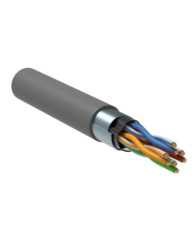 GENERICA F/UTP кат.5E 24AWG 4 пары LSZH серый (BC1-C5E04-321-305-R-G). Кабель «витая пара» (LAN) для структурированных систем связи. IEK в Новомосковске