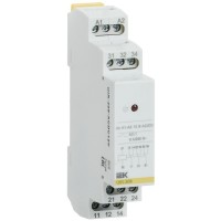 Реле промежуточное модульное OIR 3 контакта 8А 12В AC/DC (OIR-308-ACDC12V). Реле промежуточное модульное. IEK