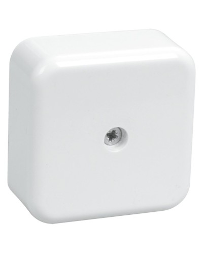 Коробка распаячная КМ41206-01 50х50х20 открытой проводки (4 клеммы 3 мм²) белая (UKO10-050-050-020-K01). Коробка распаячная безгалогенная (HF). IEK в Новомосковске