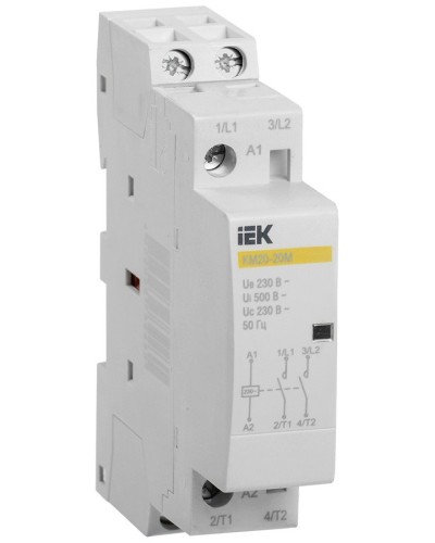 Контактор модульный КМ20-20М AC (MKK11-20-20). Контактор модульный. IEK в Новомосковске