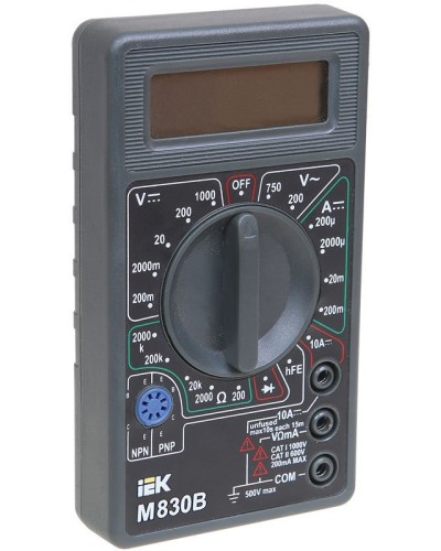 Мультиметр цифровой Universal M830B (TMD-2B-830). Мультиметр цифровой. IEK в Новомосковске