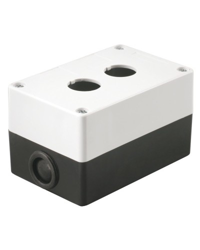 Корпус КП102 для кнопок 2 места белый (BKP10-2-K01). Корпус для кнопочных постов. IEK в Новомосковске
