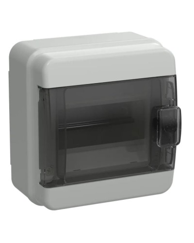 Корпус пластиковый КМПн-6 IP65 TEKFOR (TF5-KP72-N-06-65-K03-K02). Корпус модульный пластиковый черная прозрачная дверь. IEK в Новомосковске