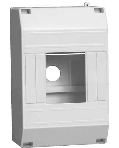 Корпус пластиковый КМПн 1/4 IP20 белый (MKP31-N-04-30-135). Щиток модульный без дверцы, настенный. IEK в Новомосковске