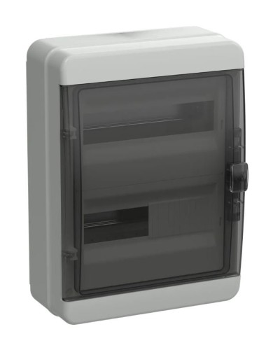 Корпус пластиковый КМПн-24 IP65 TEKFOR (TF5-KP72-N-24-65-K03-K02). Корпус модульный пластиковый черная прозрачная дверь. IEK в Новомосковске