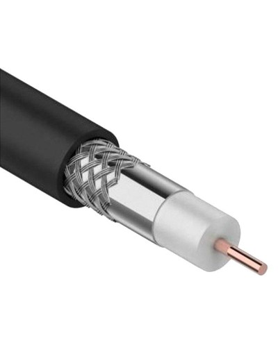 GENERICA RG11 CCS 75Ом FPE PVC черный (CC1-R1F1-119-300-G). Кабель коаксиальный омедненный. IEK в Новомосковске