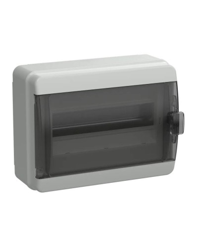 Корпус пластиковый КМПн-12 IP65 TEKFOR (TF5-KP72-N-12-65-K03-K02). Корпус модульный пластиковый черная прозрачная дверь. IEK в Новомосковске