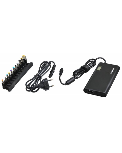 Блок питания Ippon SD90U автоматический 90W 15V-19.5V 11-connectors 4.5A 1xUSB 2.1A, LCD индикатор (705053). Блок питания. Ippon в Новомосковске