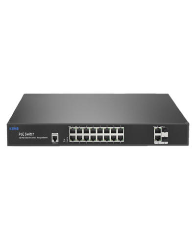 KN-SW1602SFP/M2. Коммутатор с питанием по PoE. KENO в Новомосковске