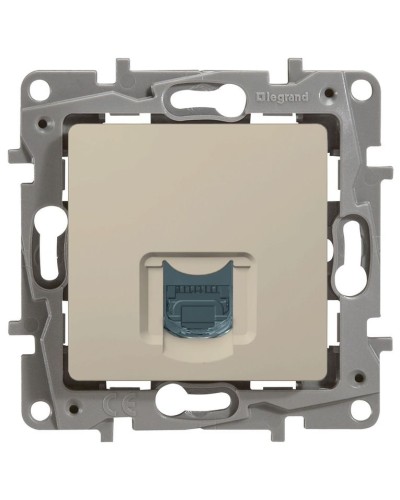 Розетка 5e, UTP, 1хRJ45, ETIKA, слоновая кость (672341). Розетка. LegranD в Новомосковске