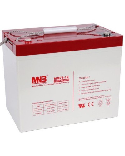 MNB MM 75-12. Аккумулятор герметичный свинцово-кислотный. MNB в Новомосковске