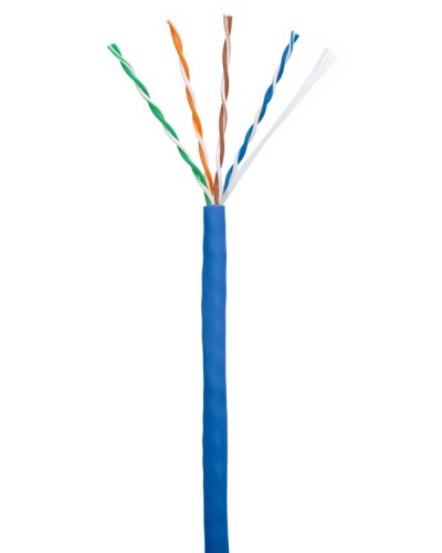 U/UTP 4pair, Cat5e, In, PVC (CCA-UU004-5E-PVC-BL). Кабель «витая пара» (LAN) для структурированных систем связи. NETLAN в Новомосковске