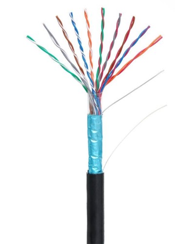 F/UTP 10pair, Cat5, Out, PE (EC-UF010-5-PE-BK-3). Кабель «витая пара» (LAN) для структурированных систем связи. NETLAN в Новомосковске