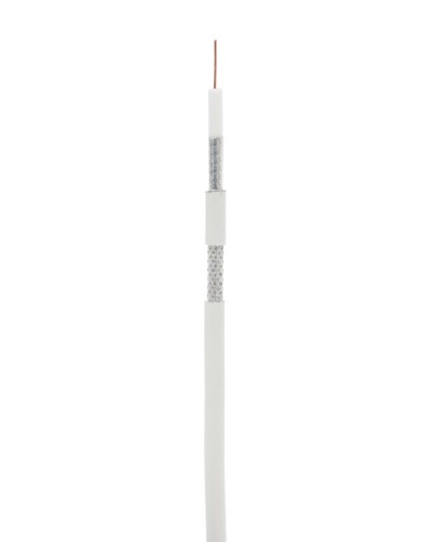 RG-6 CCS, In, PVC (EC-C2-32123A-WT-3). Кабель коаксиальный омедненный. NETLAN в Новомосковске
