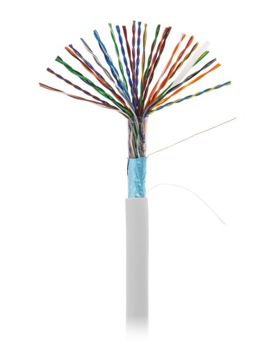 F/UTP 25pair, Cat5, In, PVC (EC-UF025-5-PVC-GY-3). Кабель «витая пара» (LAN) для структурированных систем связи. NETLAN в Новомосковске