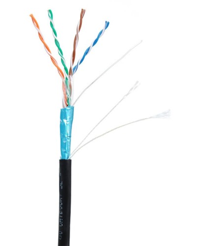 F/UTP 4pair, Cat5е, Out, PE (EC-UF004-5E-PE-BK). Кабель «витая пара» (LAN) для структурированных систем связи. NETLAN в Новомосковске