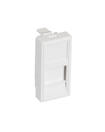 EC-IMH-1-WT-10 (10шт). Вставка 45x45 (Mosaic) для 1 модуля Keystone Jack. NETLAN в Новомосковске