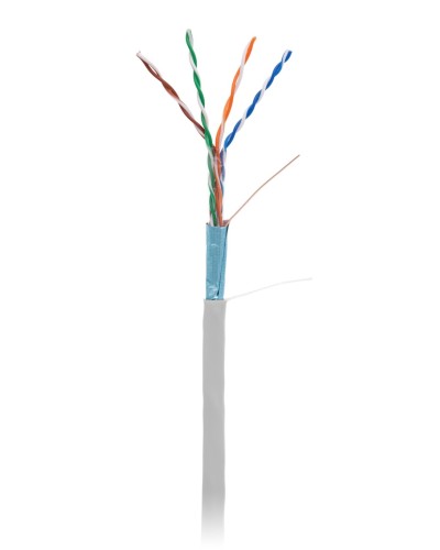 F/UTP 4pair, Cat5e, In, PVC (EC-UF004-5E-PVC-GY). Кабель «витая пара» (LAN) для структурированных систем связи. NETLAN в Новомосковске