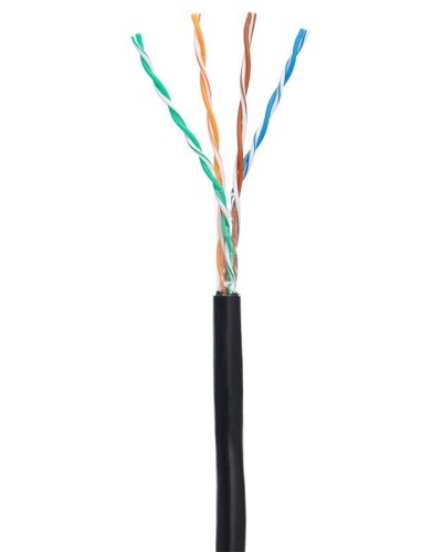 U/UTP 4pair, Cat5е, Out, PE (EC-UU004-5E-PE-BK). Кабель «витая пара» (LAN) для структурированных систем связи. NETLAN в Новомосковске
