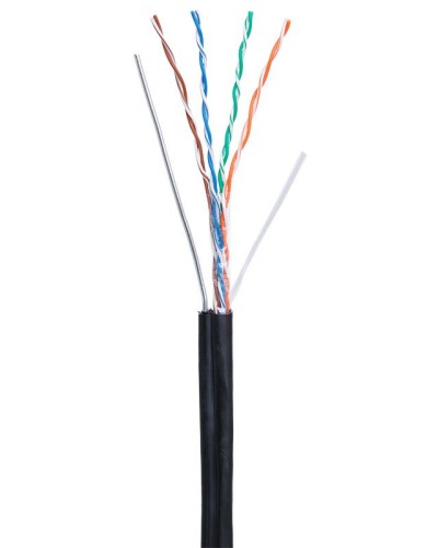 U/UTP 4pair, Cat5e, Out, Sw, PE (EC-UU004-5E-PE-SW-BK). Кабель «витая пара» (LAN) для структурированных систем связи. NETLAN в Новомосковске