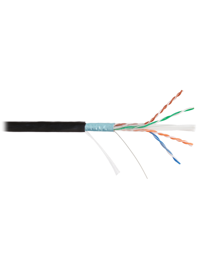 F/UTP 4pair, Cat6, Solid, In/Out, нг(А)-HF (NMC 4240C-BK). Кабель «витая пара» (LAN) для структурированных систем связи. NIKOMAX в Новомосковске