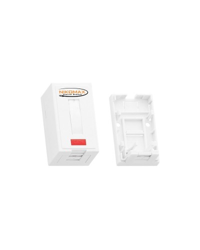 NMC-MB1P-ST-WT. Корпус настенной розетки. NIKOMAX в Новомосковске