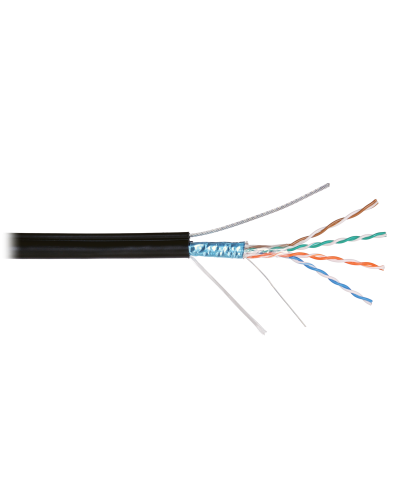 F/UTP 4pair, Cat5e, Solid, Out, SW, PVC (NMC 4905B-BK). Кабель «витая пара» (LAN) для структурированных систем связи. NIKOMAX в Новомосковске