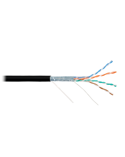 F/UTP 4pair, Cat5e, Solid, In/Out, нг(А)-HF (NMC 9200C-BK). Кабель «витая пара» (LAN) для структурированных систем связи. NIKOMAX в Новомосковске