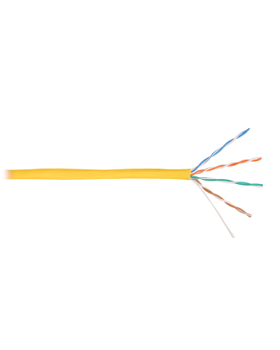 U/UTP 4pair, Cat5e, Solid, In, PVC (NMC 4100A-YL). Кабель «витая пара» (LAN) для структурированных систем связи. NIKOMAX в Новомосковске