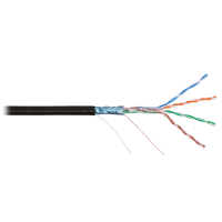 F/UTP 4pair, Cat5e, Solid, In/Out, нг(А)-HF (NMC 4200C-BK). Кабель «витая пара» (LAN) для структурированных систем связи. NIKOMAX