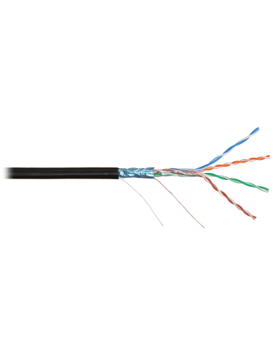 F/UTP 4pair, Cat5e, Solid, In/Out, нг(А)-HF (NMC 4200C-BK). Кабель «витая пара» (LAN) для структурированных систем связи. NIKOMAX в Новомосковске
