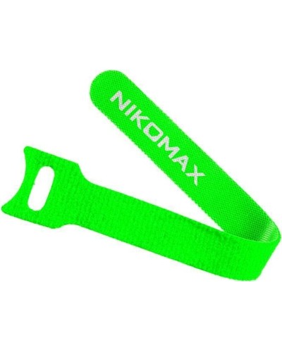 NMC-CTV150-12-SB-GN-10 (10шт). Стяжка-липучка с мягкой пряжкой. NIKOMAX в Новомосковске