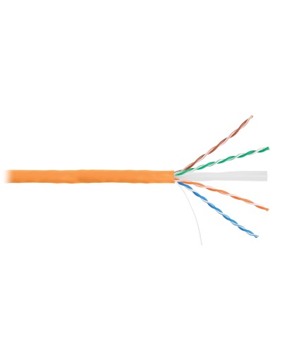 U/UTP 4pair, Cat6a, Solid, In, нг(А)-HF (NMC 4155C-OR). Кабель «витая пара» (LAN) для структурированных систем связи. NIKOMAX в Новомосковске