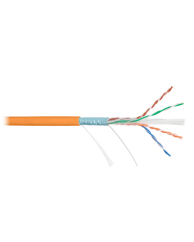 F/UTP 4pair, Cat6a, Solid, In, нг(А)-HF (NMC 4255C-OR). Кабель «витая пара» (LAN) для структурированных систем связи. NIKOMAX в Новомосковске