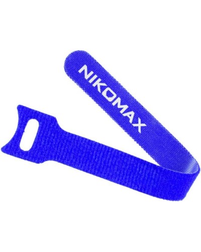 NMC-CTV150-12-SB-BL-10 (10шт). Стяжка-липучка с мягкой пряжкой. NIKOMAX в Новомосковске
