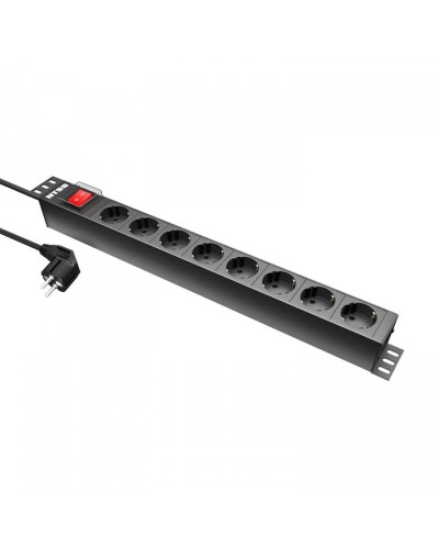 NTSS-PDU-DA2034 гор.размещ. 8xSchuko базовые 16A Schuko 1.8м. Блок розеток 19. NTSS в Новомосковске
