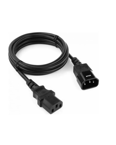 NTSS-PC13142 C13-С14 проводник.:3х0.75мм2 1.8м 220/250В 10А черный. Кабель питания. NTSS в Новомосковске