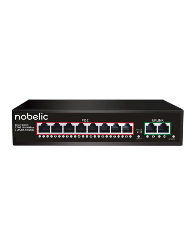 NBLS-1008P. Коммутатор неуправляемый 8-портовый. Nobelic в Новомосковске