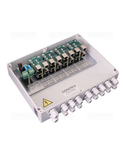 SP-IP8/1000PW. Устройство грозозащиты цепей Ethernet. OSNOVO в Новомосковске