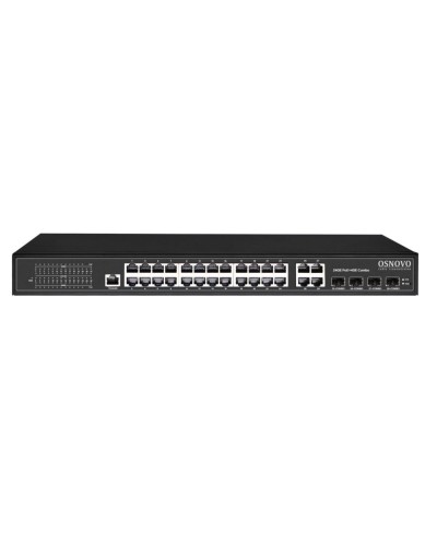 SW-8244/L(400W). Коммутатор 24-портовый  Gigabit Ethernet с PoE. OSNOVO в Новомосковске