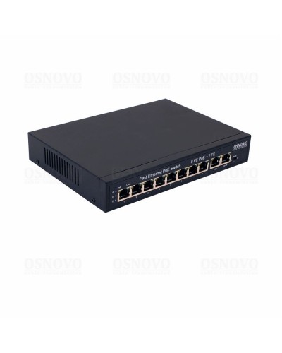 SW-21000(120W). Коммутатор 10-портовый  Fast Ethernet с PoE. OSNOVO в Новомосковске